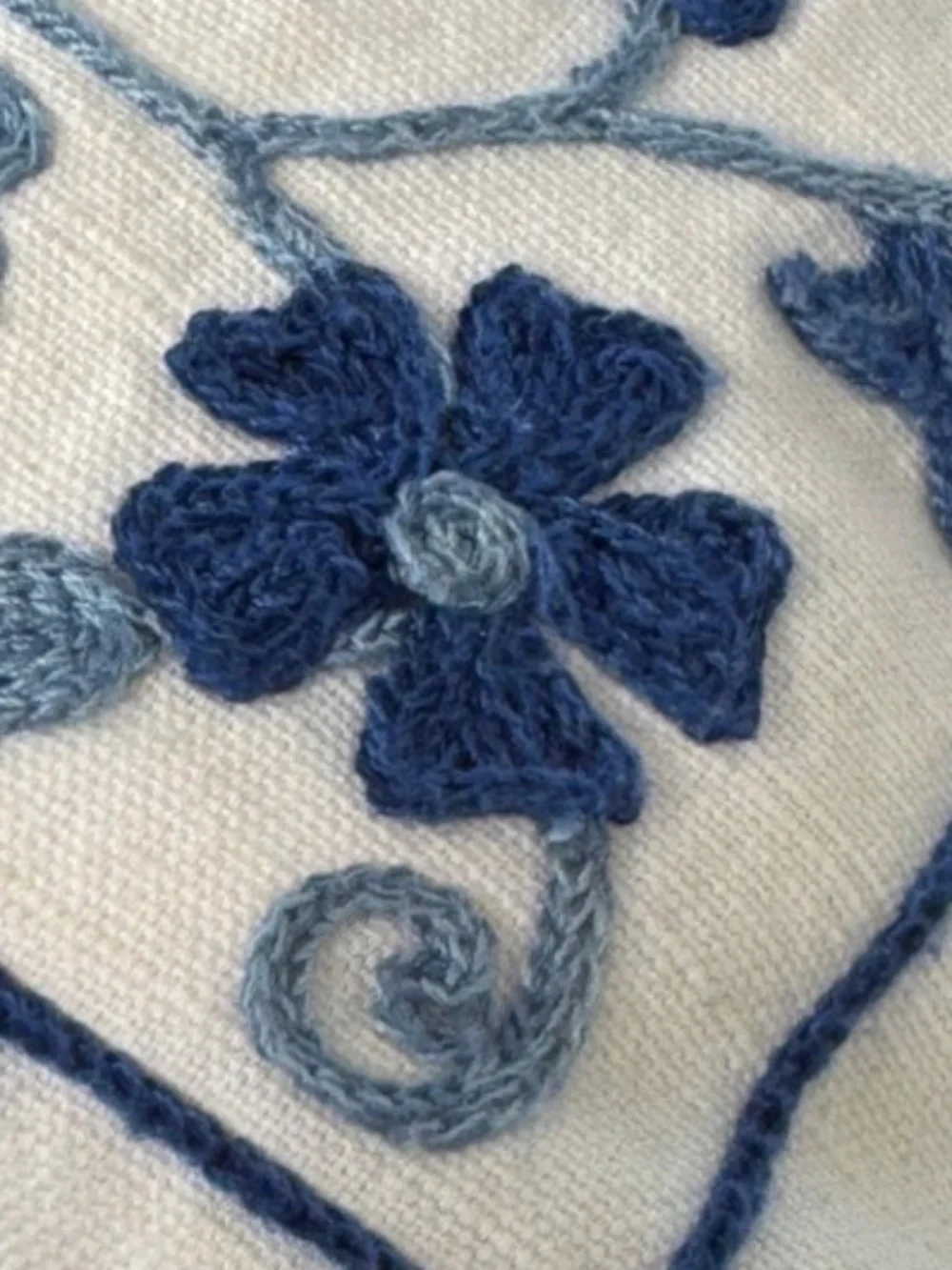 Pottery Barn THREE embroidered pillow covers RARE FIND